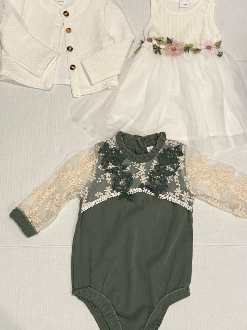 3-Piece Baby Girl Boutique Outfit Set | 12–18M